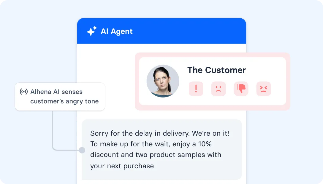 Alhena understands intent, not just keywords